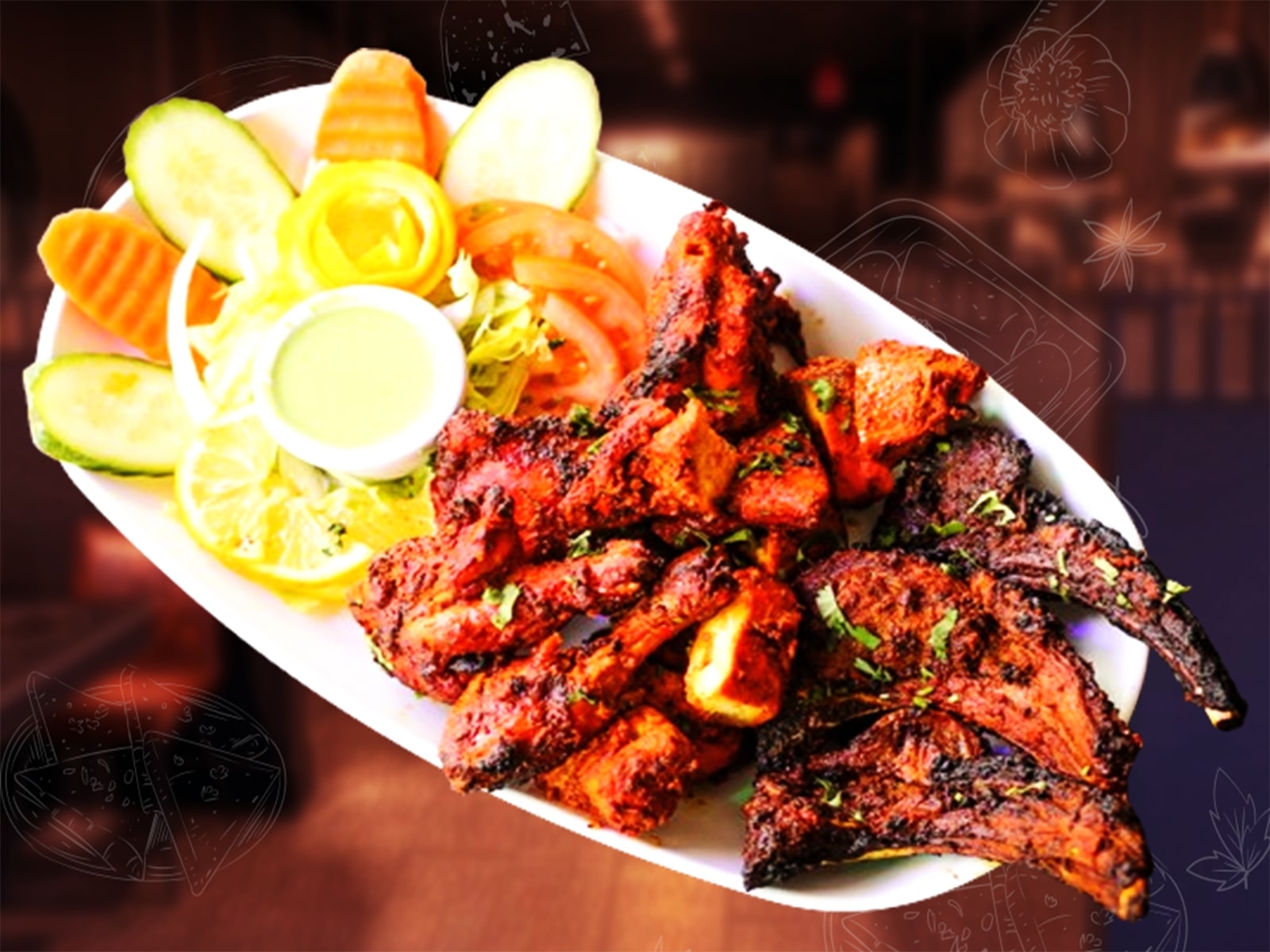Mix tandoori Platter
